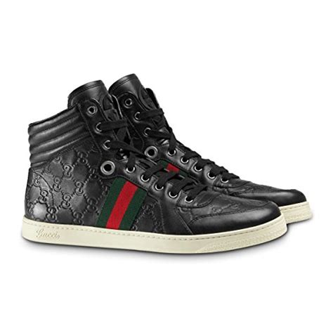 221825 gucci|Men's Guccissima high.